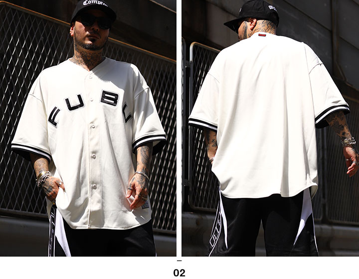 楽天市場】【20%OFF】FUBU ベースボールシャツ 半袖 メッシュ ジャージ