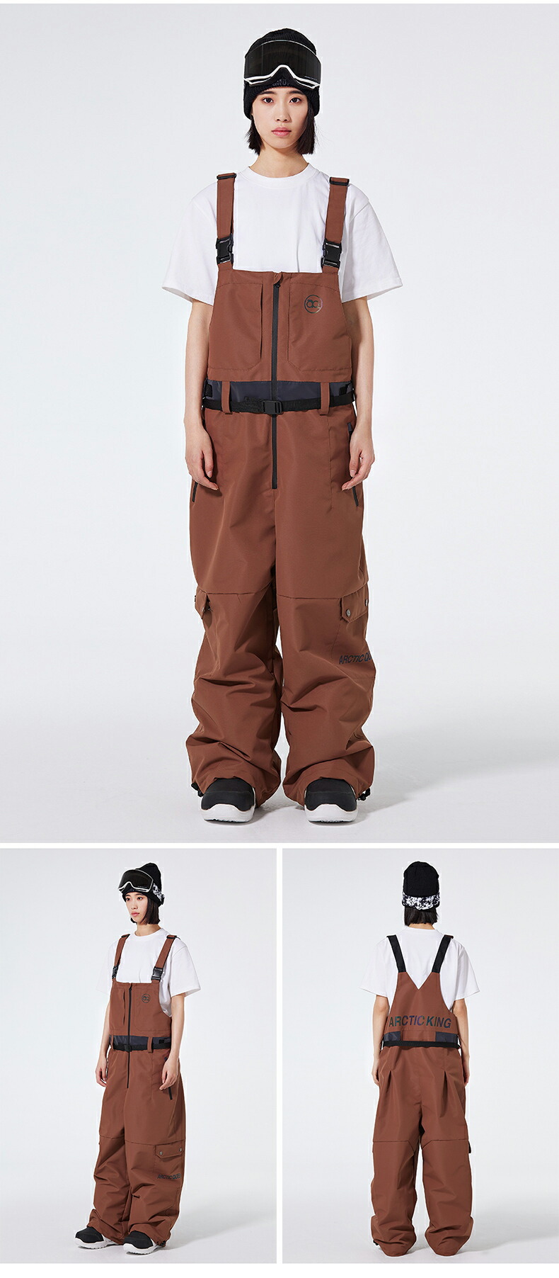 楽天市場】スノーボードウェア スキーウェア ストレッチ ビブパンツ