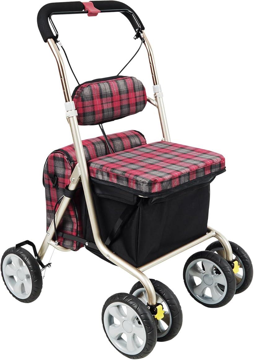 楽天市場】シルバーカー 座れる 軽量 おしゃれ 丈夫 高齢者向け