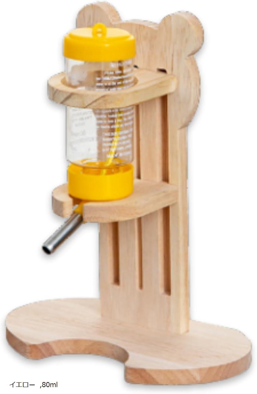 楽天市場】ハムスター 給水器 置き型 水飲み 木製 固定 小動物 給水