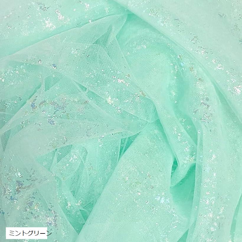 楽天市場】キラキラ ラメ チュール 生地 2mx幅155cm カラフル レース