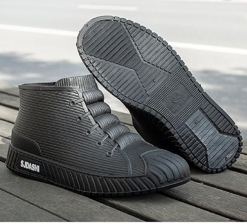 楽天市場】メンズ レインシューズ スニーカー風 カジュアル 雨靴 長靴