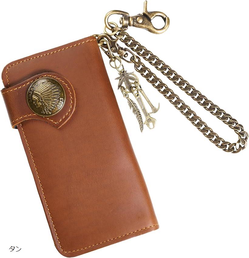 楽天市場】バイカーズウォレット 長財布 ウォレットチェーン セット