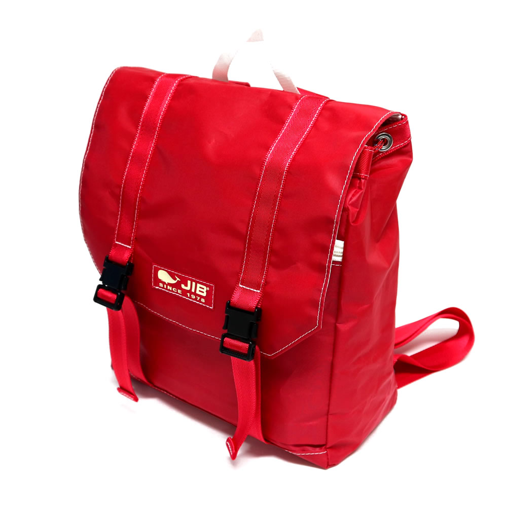 楽天市場】JIB スクエアリュックバッグM RSQM レッド×レッド 8文字まで