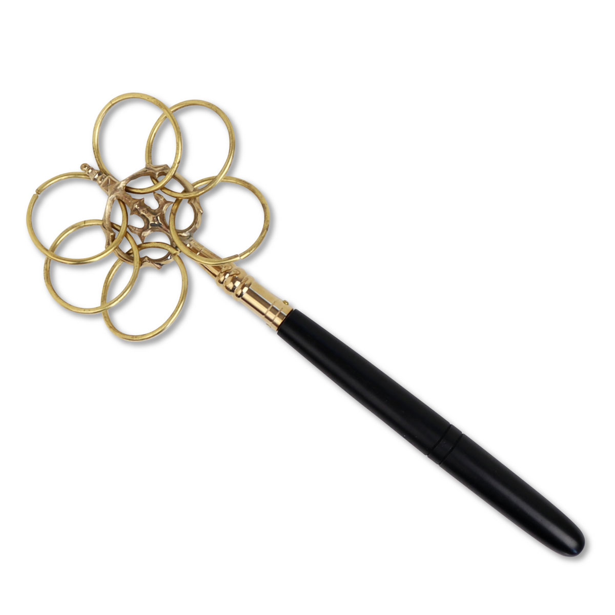 楽天市場】錫杖 手錫杖 六環 六? 36cm 大型 : 御朱印帳の高野山法徳堂