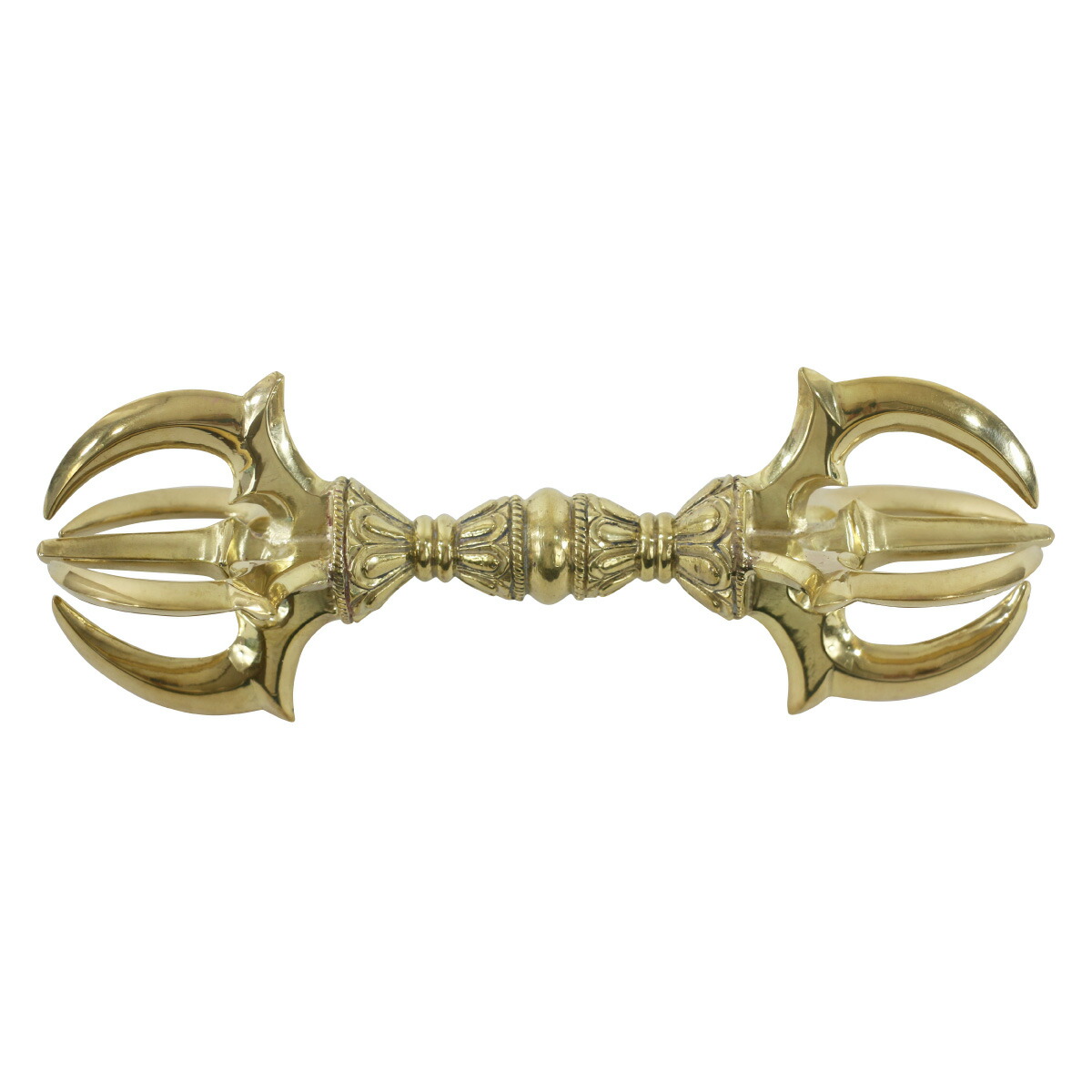 楽天市場】五鈷杵 22cm 特大サイズ 真言宗 密教法具 金剛杵 真鍮 送料