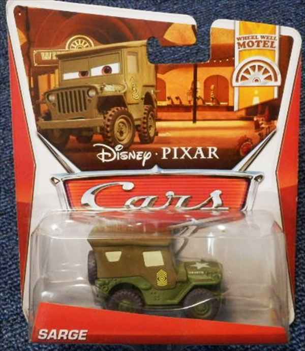 楽天市場】ディズニーカーズ オンザロード ミニカー ジープのサージ 1