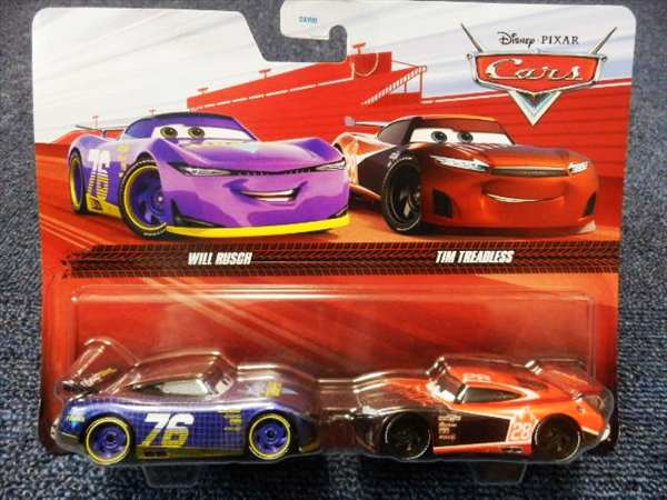 楽天市場】ディズニーカーズ オンザロード ミニカー WILL RUSCH と TIM