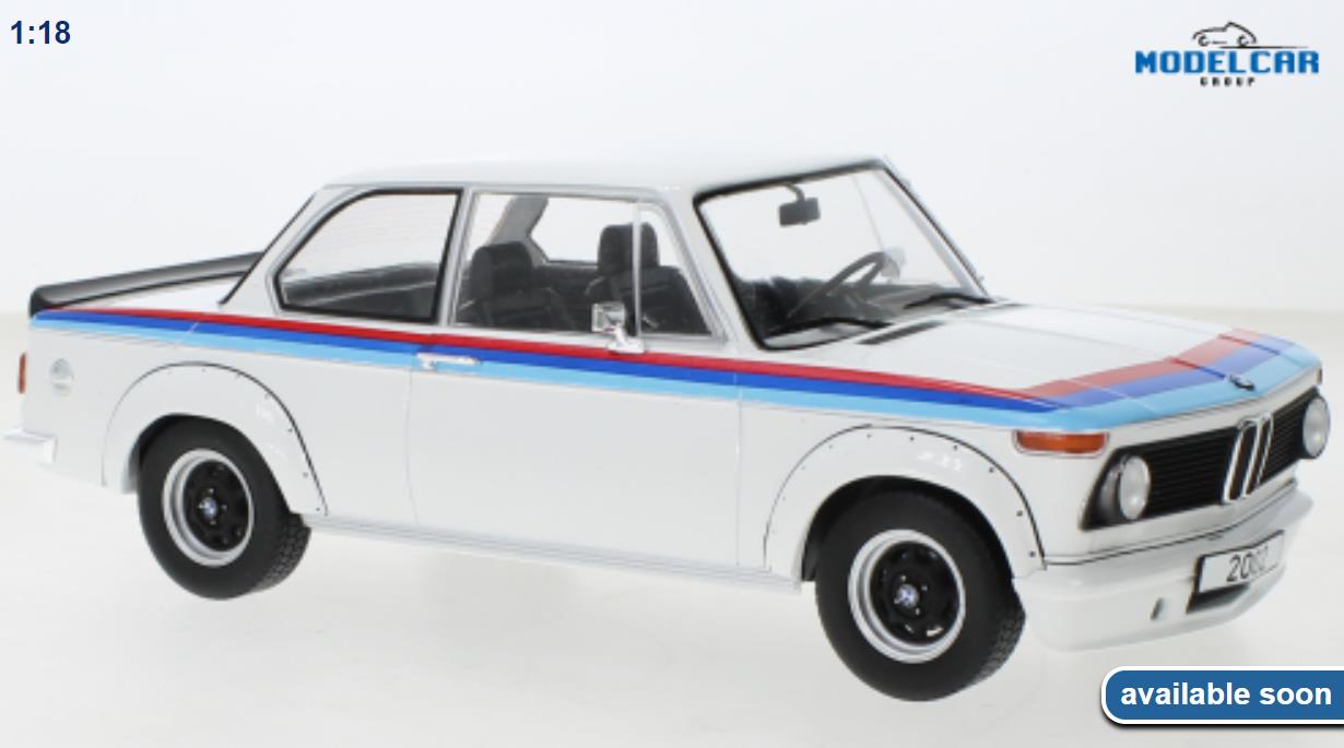 楽天市場】ミニカー 1/18 ModelCarGroup☆1973 BMW 2002 Turbo 白色