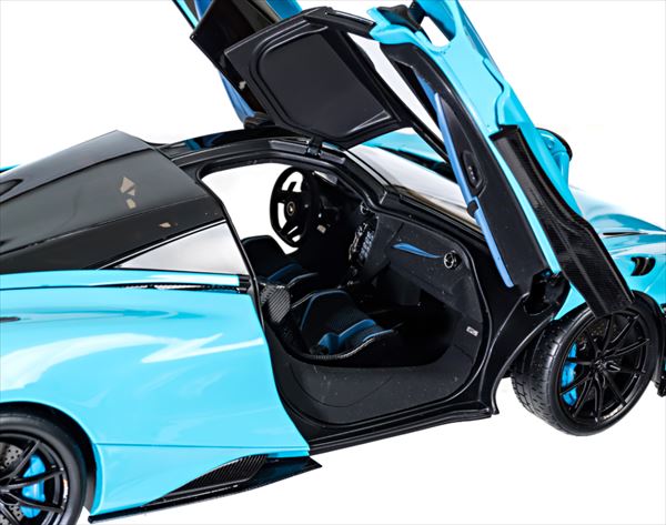 楽天市場】ミニカー 1/18 マクラーレン 765LT ブルー色 特別限定モデル