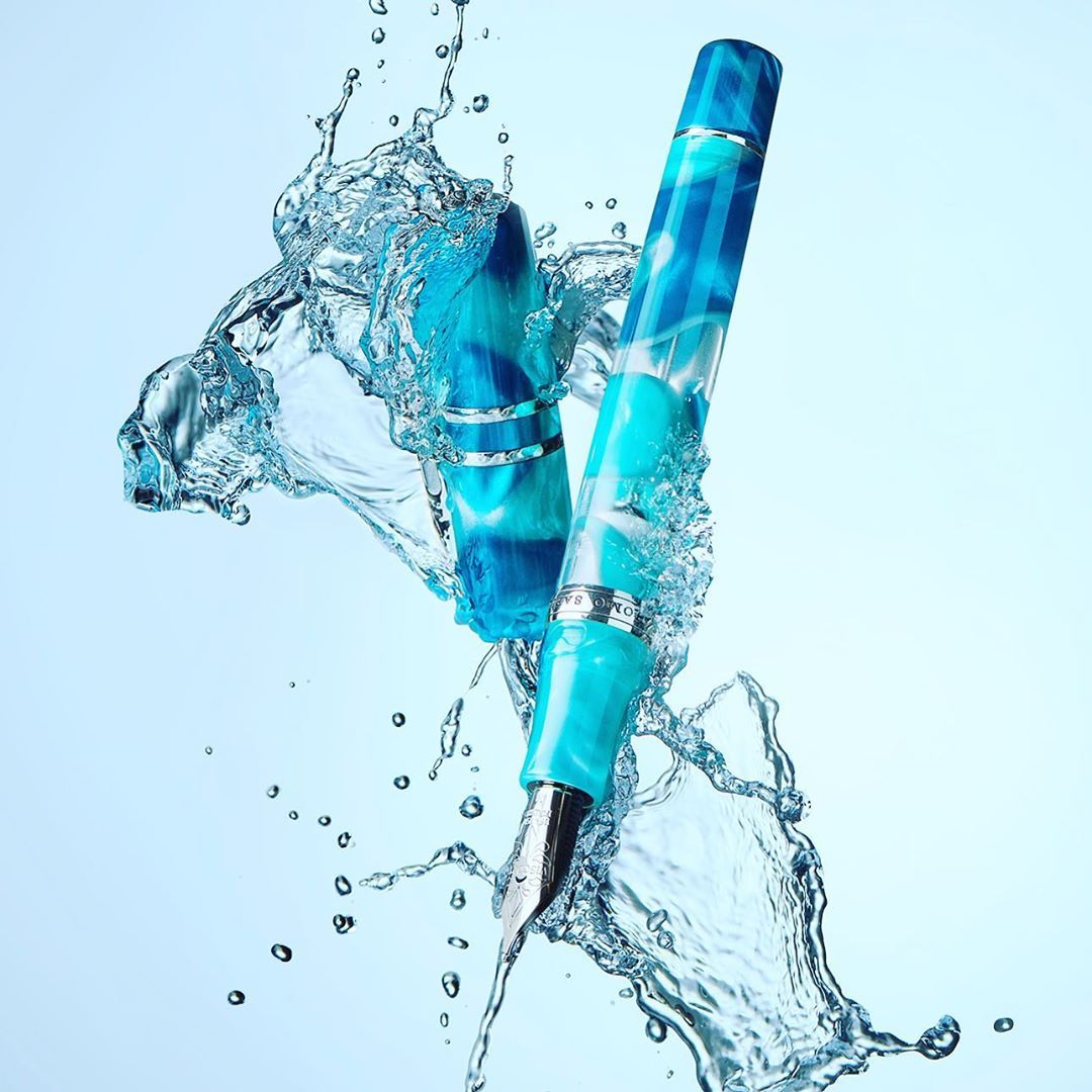 楽天市場】ビスコンティ Visconti 万年筆 ホモサピエンス ブルー