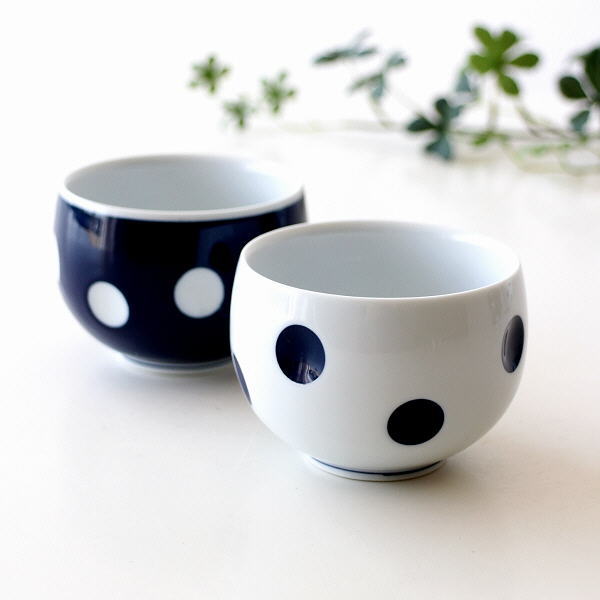 楽天市場】湯のみ 湯呑み 湯飲み カップ コップ 水玉 おしゃれ 小さい