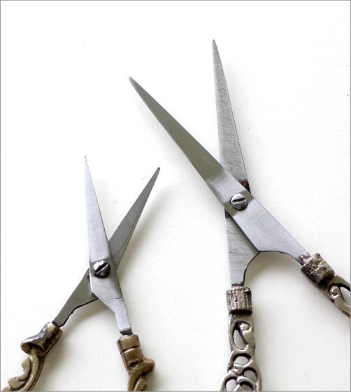 楽天市場】はさみ ハサミ おしゃれ アンティーク シザー オブジェ 置物