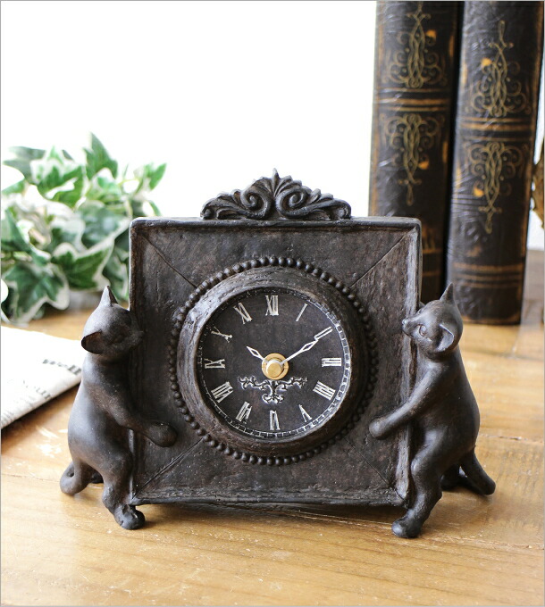 楽天市場】置き時計 おしゃれ アンティーク レトロ アナログ かわいい