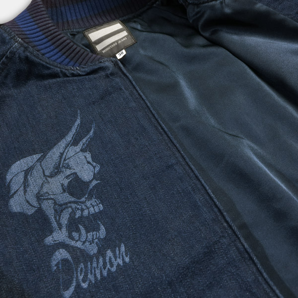 楽天市場】桃太郎ジーンズデニム・スーベニアジャケット（スカジャン