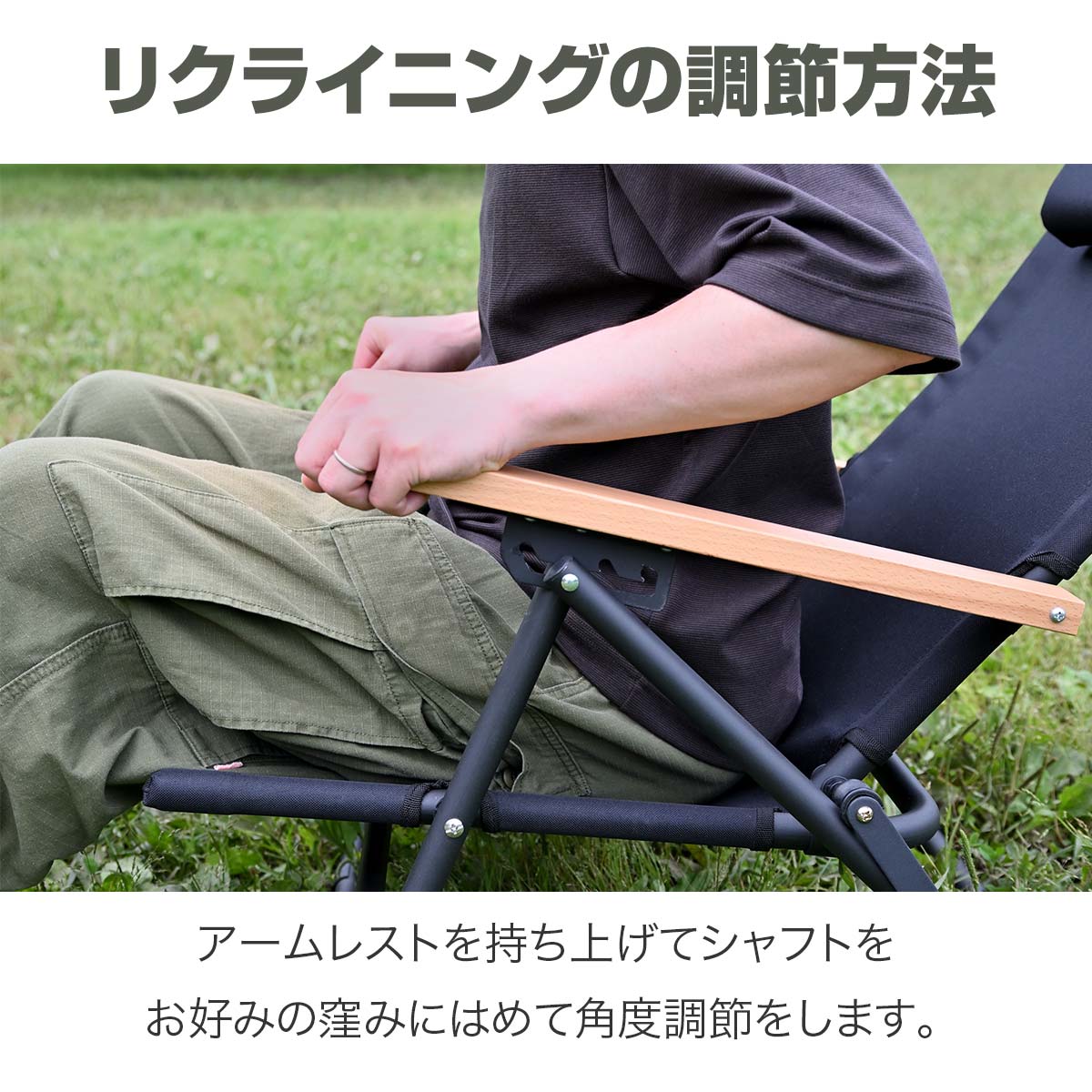 楽天市場】アウトドア チェア ローチェア リクライニングチェア 2脚