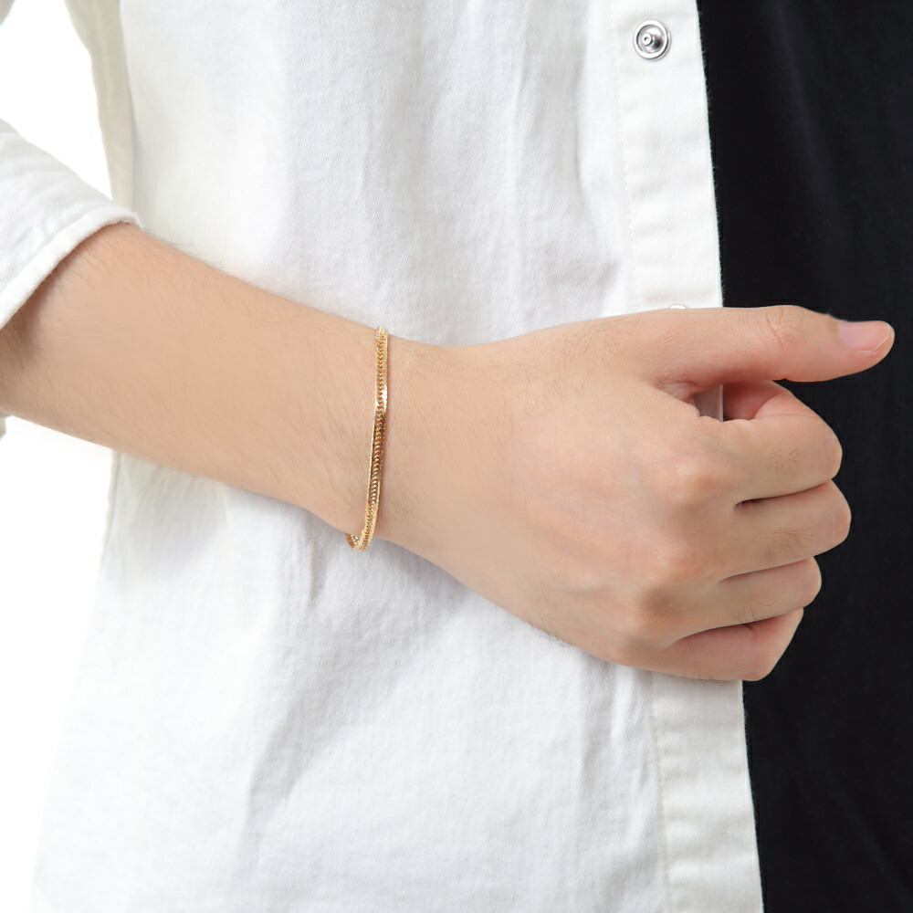 楽天市場】＼楽天ランキング1位／ 18金 喜平 ブレスレット 8面トリプル