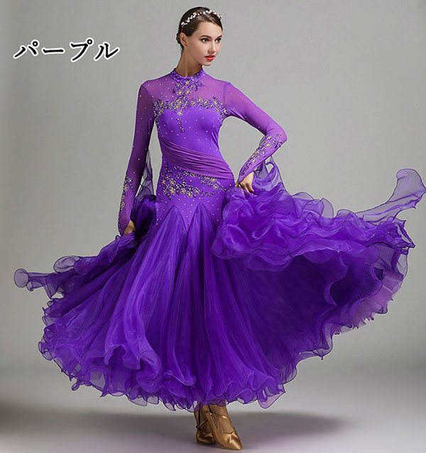 楽天市場】社交ダンス ドレス レディース スタンダード モダンダンス