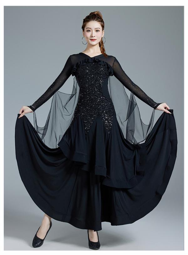 楽天市場】社交ダンスドレス フロート 上品 社交ダンス モダンドレス