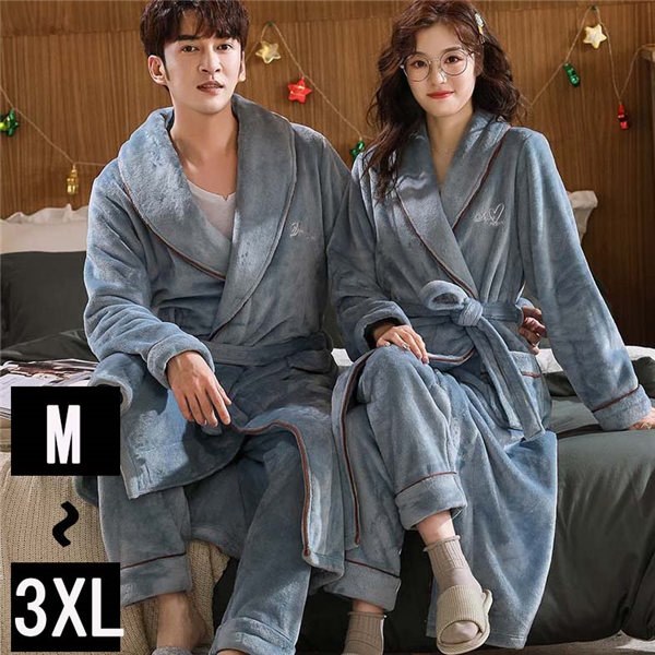 楽天市場】ナイトガウン メンズ ルームウェア もこもこ ペアパジャマ