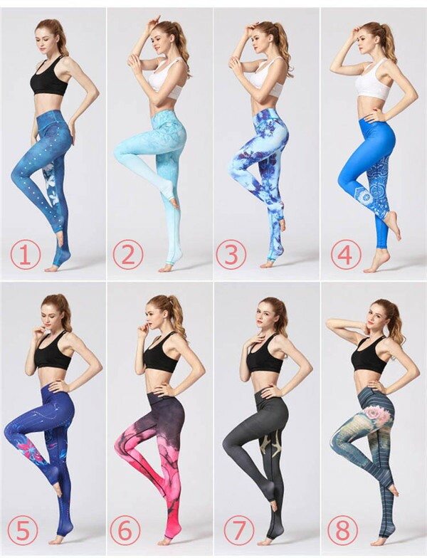 楽天市場】ヨガウェア ヨガレギンス ヨガスパッツ ハイウエスト 花柄