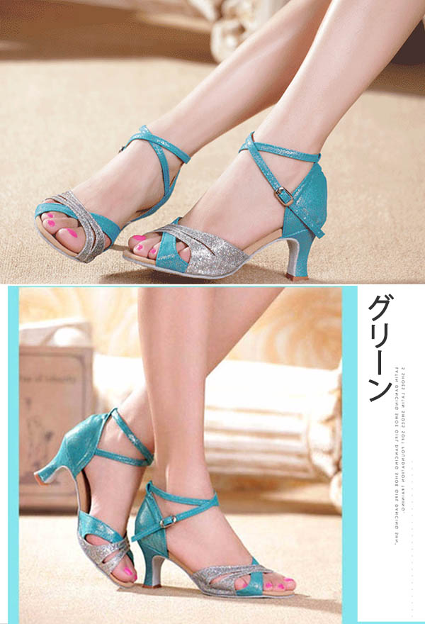 楽天市場】社交ダンス シューズ ダンス発表会 シューズ モダン ラテン