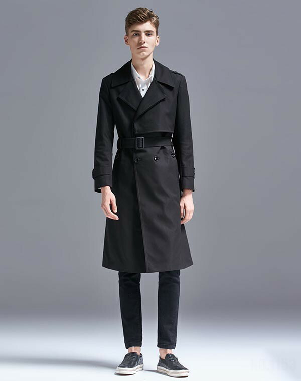 楽天市場】トレンチコート メンズ アウター コート ロング丈 ロング