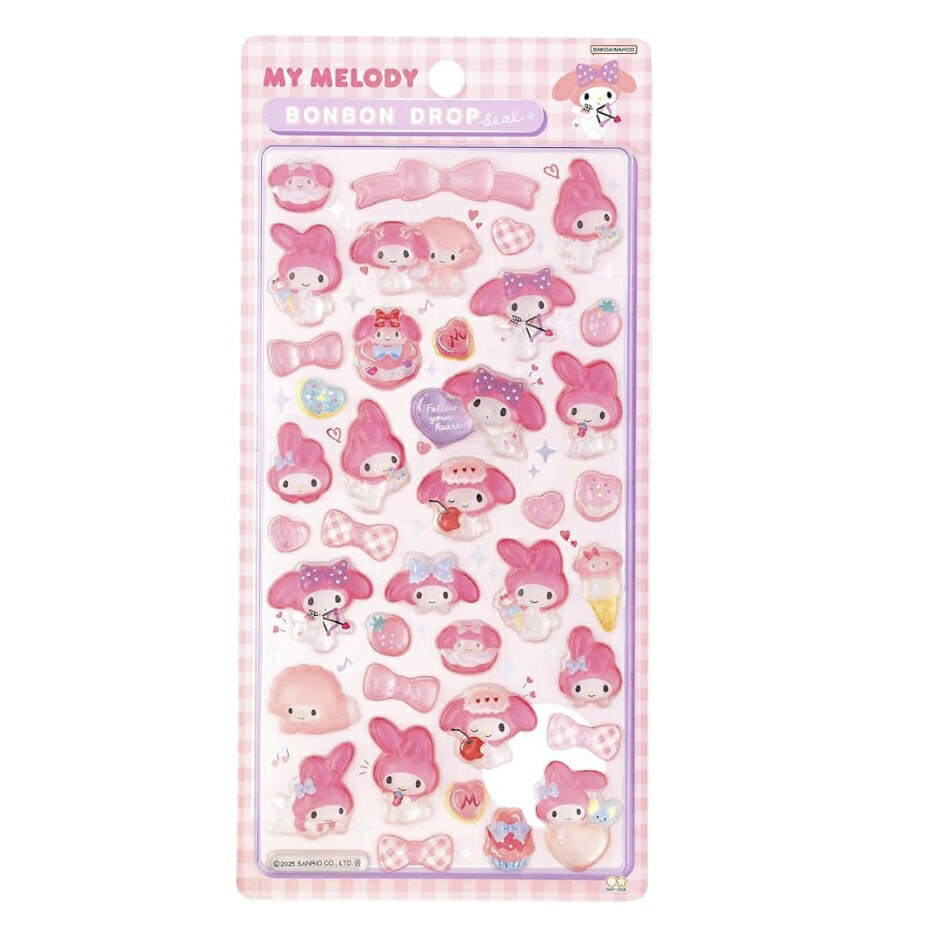 楽天市場】マイメロディ ボンボンドロップシール 知立倉庫 : めぐりの杜