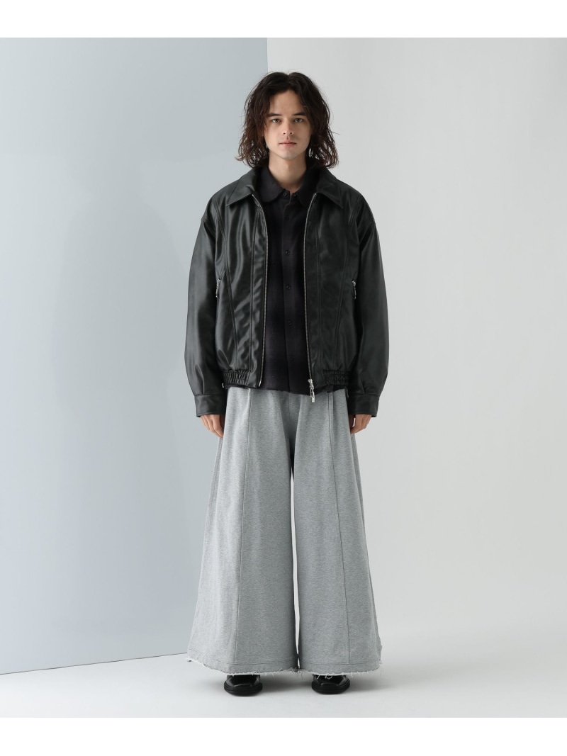 楽天市場】レザーナカワタコンパクトブルゾン HARE ハレ トップス