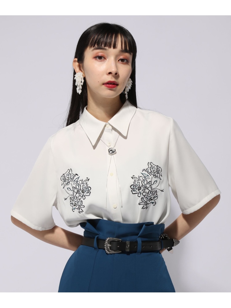 楽天市場】トロミシシュウシャツ HARE ハレ トップス シャツ・ブラウス