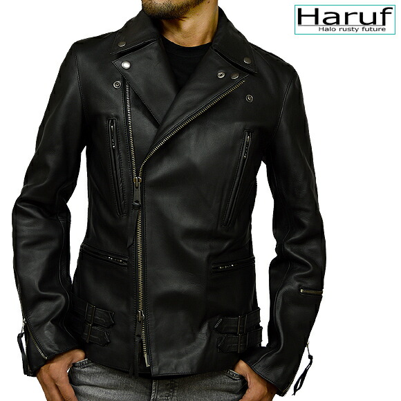 楽天市場】ダブルライダースジャケット レザージャケット メンズ 本革