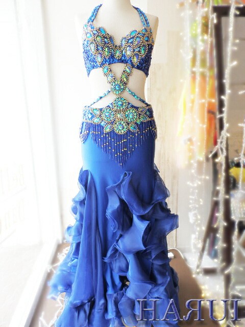 楽天市場】【USサイズ】ベリーダンス 衣装 Vドロップ ブラ ベルト 上下