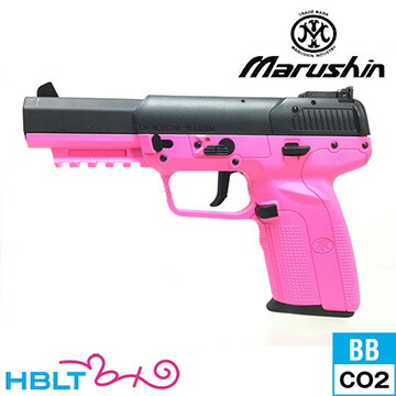 楽天市場】マルシン FN 5-7 ファイブセブン V2 SHOCK ピンク（CDX CO2