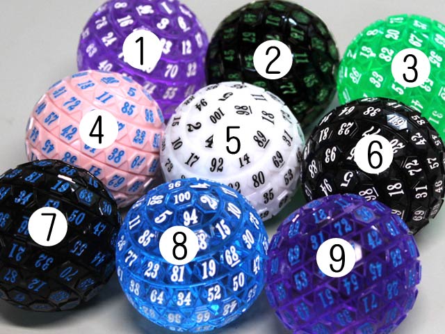 楽天市場】100面ダイス3 45mm : EDA GARAGE