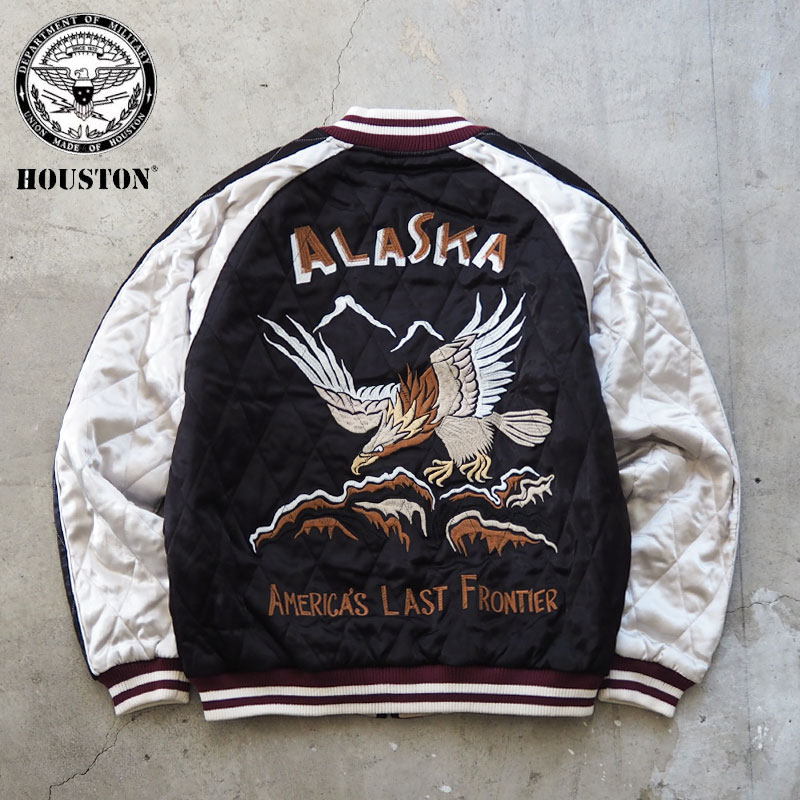 楽天市場】HOUSTON ヒューストン スカジャン RAYON SOUVENIR JACKET
