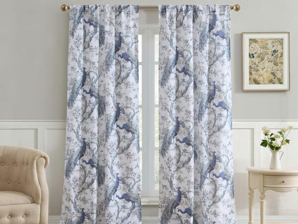 パピコ【訳あり】ローラアシュレイ カーテン ブルー系 パピコ【訳あり