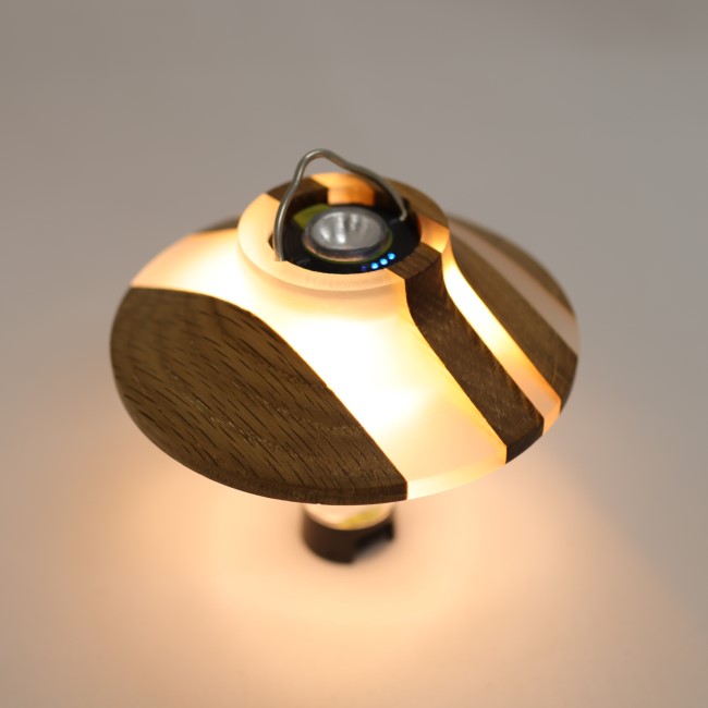 楽天市場】キーノ Ki-no Kn Stripe Shade ランタン LEDライト