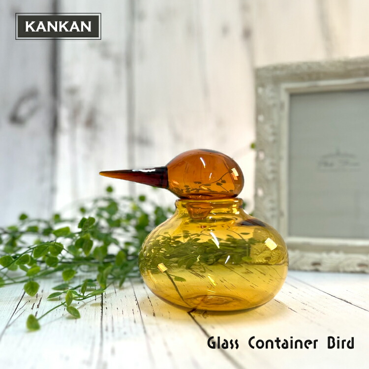 楽天市場】小物入れ | ガラス容器 バード | 鳥 とり 吹きガラス ガラス