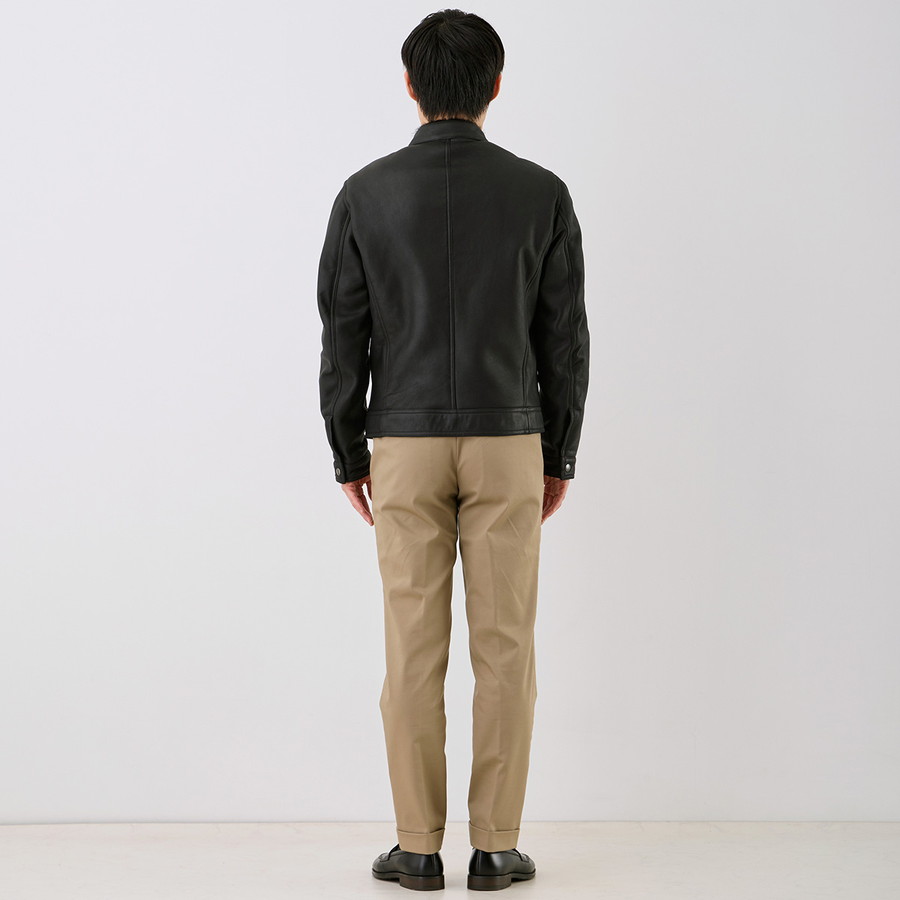 楽天市場】エンメティ シングルライダースジャケット Juri Mouton Sp