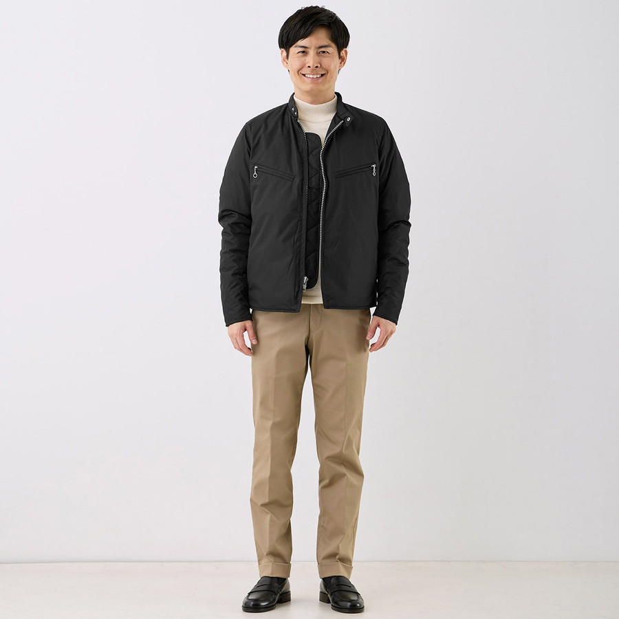 楽天市場】ショット タイオン シングルライダースダウンジャケット