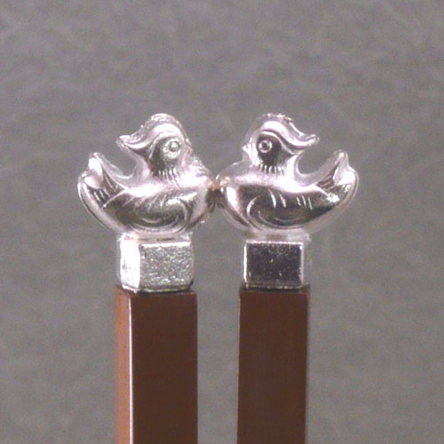 楽天市場】【茶道具】【定形外送料無料】飾り火箸（鳥頭）（化粧箱