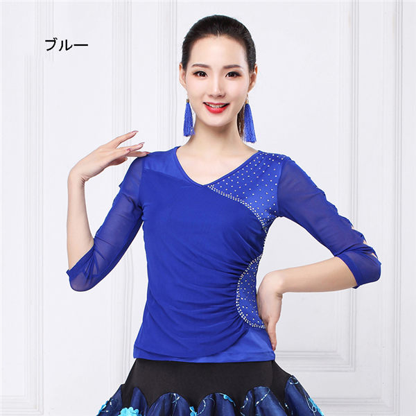 楽天市場】社交ダンス トップス レディース 上着 社交ダンス衣装