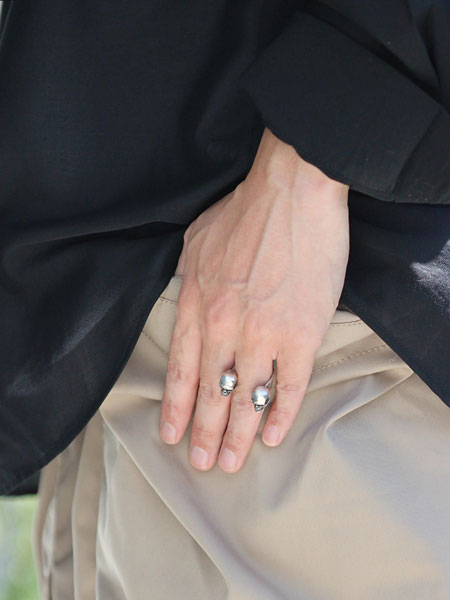 楽天市場】Marylin of Mars マリリンオブマーズ 【 Double Skulls Ring