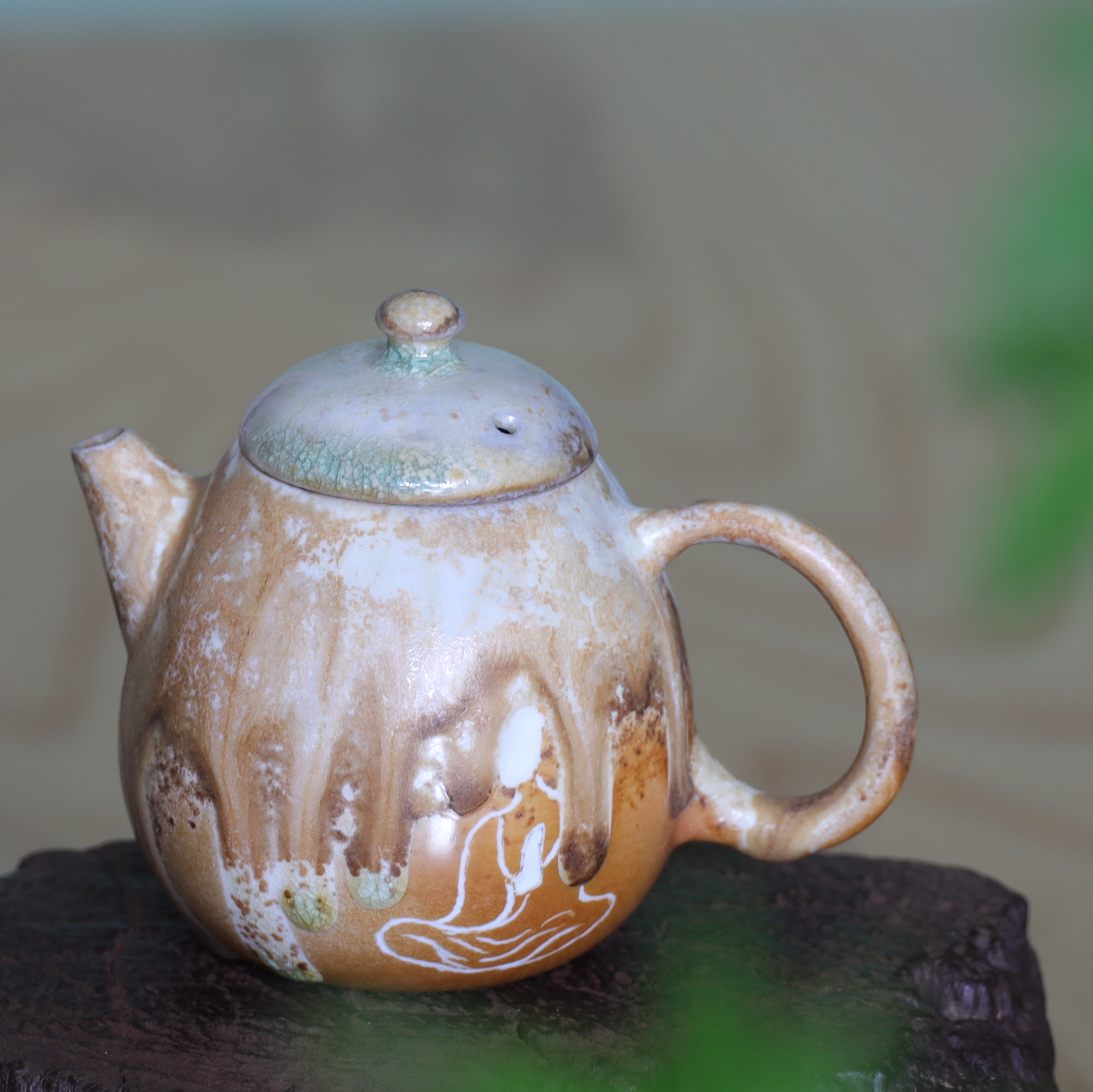 楽天市場】作家作品 唯一無二 柴焼シリーズ 急須 置物 彫刻 手づくり