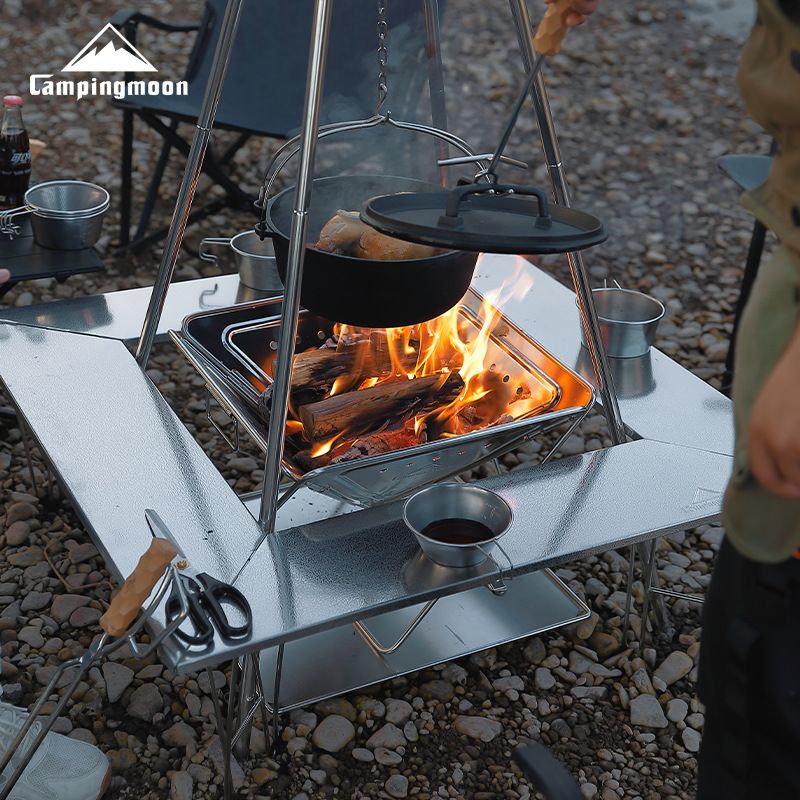 楽天市場】【公式】キャンピングムーン CAMPINGMOON 囲炉裏テーブル