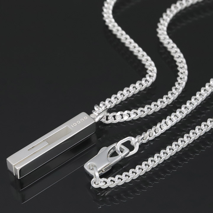 楽天市場】グッチ ネックレス GUCCI ペンダント シルバー アクセサリー