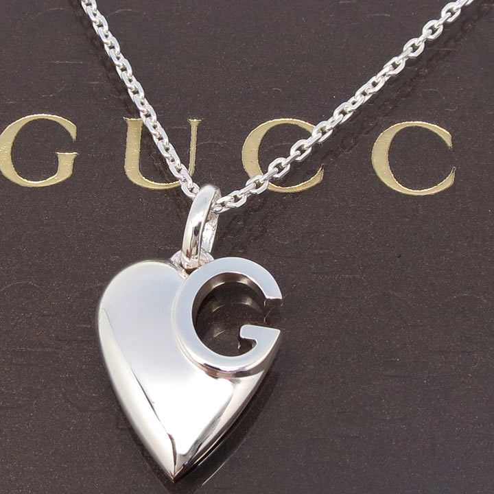 楽天市場】グッチ ネックレス GUCCI ペンダント シルバー アクセサリー