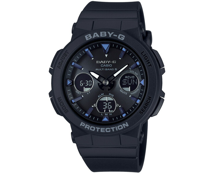 楽天市場】カシオ ベビーG 電波 ソーラー ビーチ・トラベラー ブラック