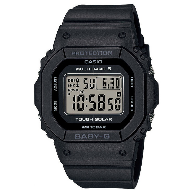 楽天市場】カシオ ベビーG 電波 ソーラー ブラック BGD-5650-1JF CASIO