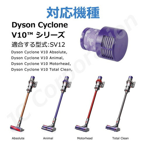 楽天市場】iieco 2個セット ダイソン V10シリーズ（SV12）対応 交換